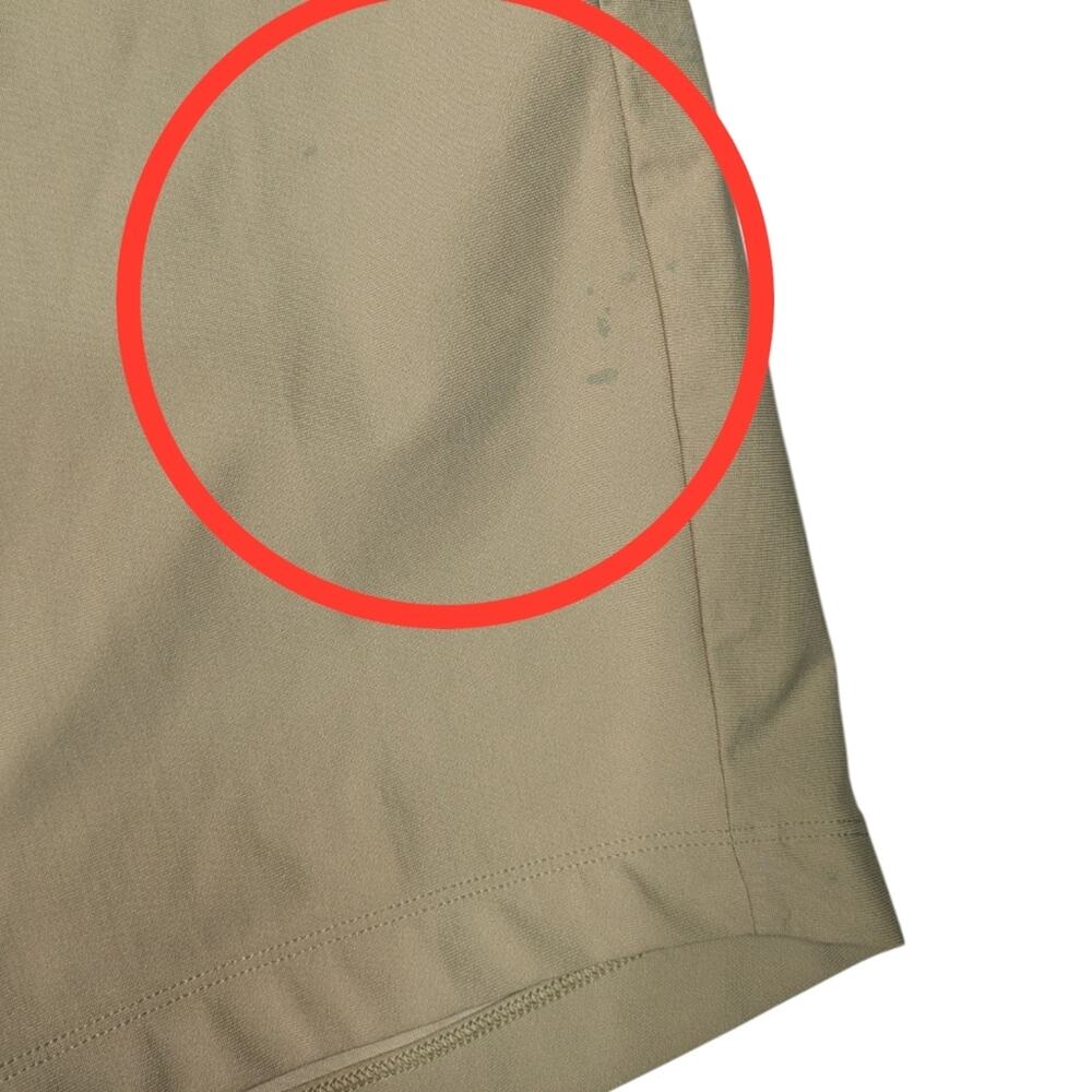 Lululemon Commission Shorts 34 Tan Classic Fit Golf Zipper Pocket Athletic Casua - Picture 2 of 7